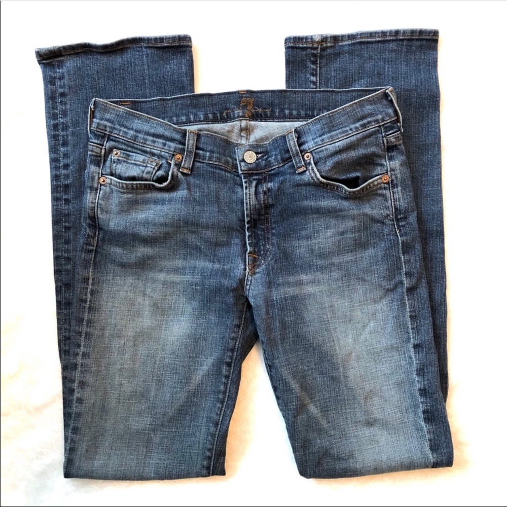 7 for all mankind bootcut jeans, size 31